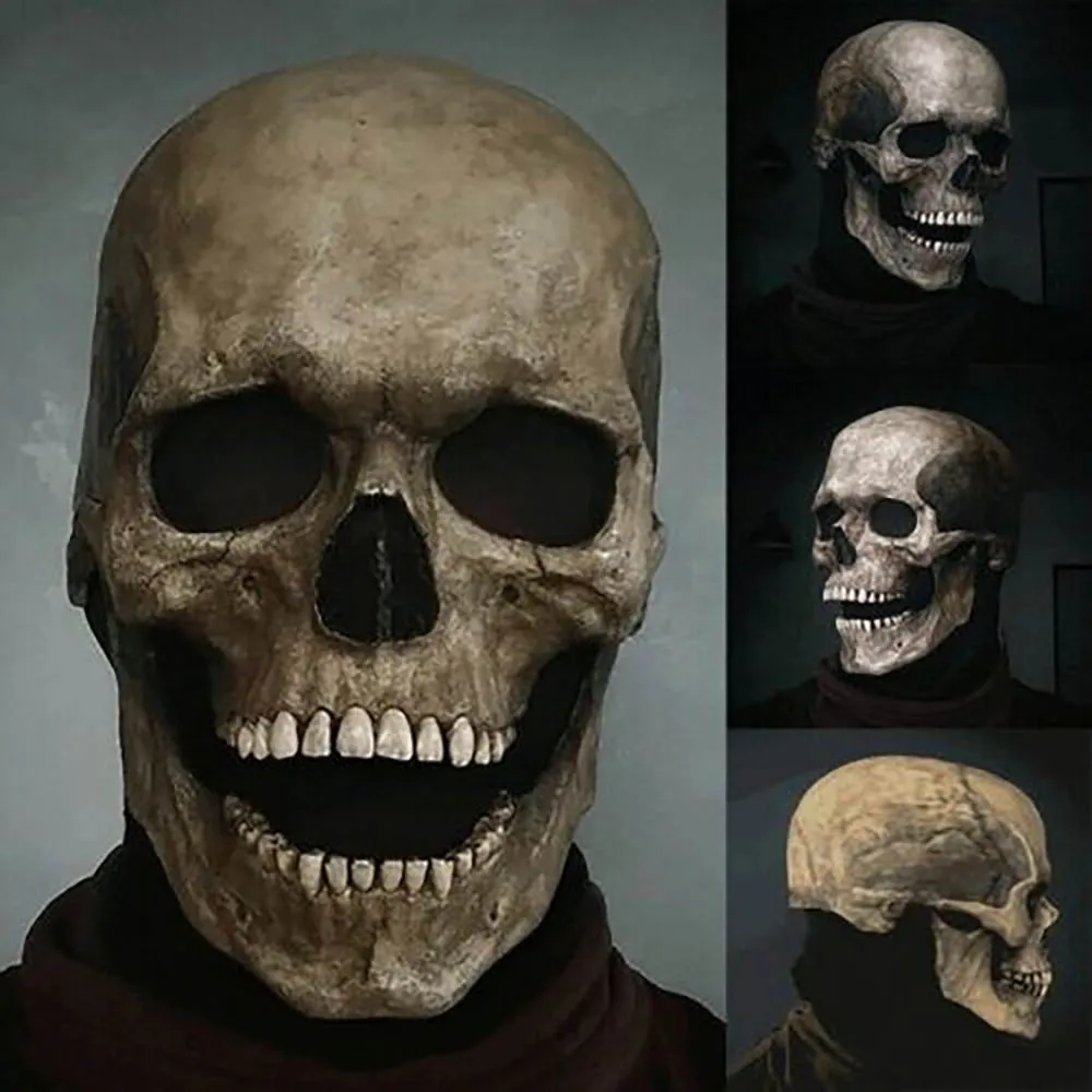 Led Purge Mask Halloween - قناع الجمجمة الكامل الرأس من اللاتكس