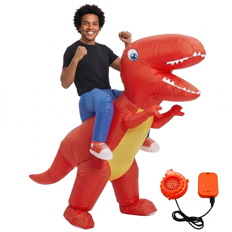 زي ديناصور تي ريكس قابل للنفخ  - مراجعة Inflatable Dinosaur Costume Adult وسعره
