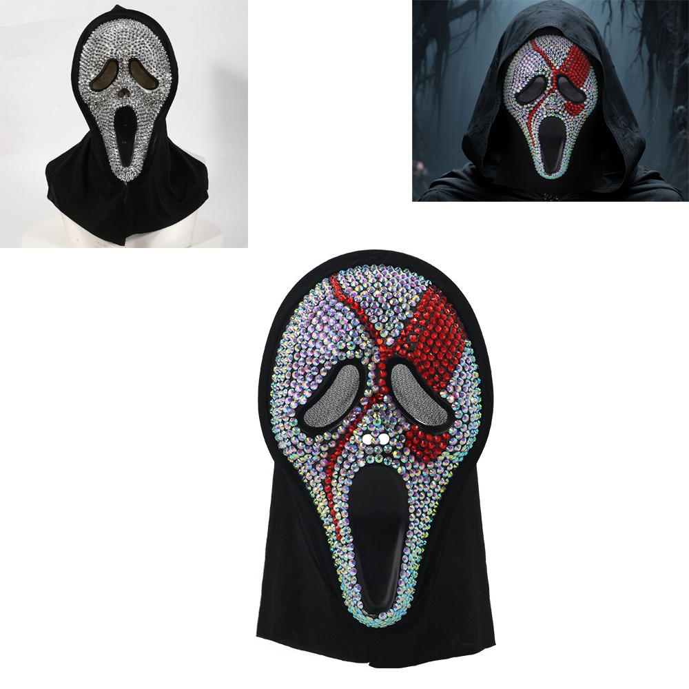 تأثيري فريد تنزف الدموي مع الم - مراجعة Led Purge Mask Halloween وسعره